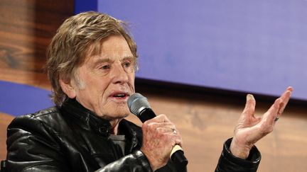 Robert Redford, 81 ans, qui a fondé le festival Sundance aux États-Unis, a donné le coup d'envoi de la 33e édition&nbsp;le jeudi 18 janvier 2018. (MAXPPP)