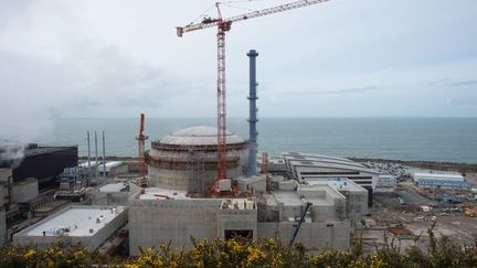 L'EPR de Flamanville est toujours en travaux en novembre 2021. Ici, le 30 mai 2016.&nbsp; (PHILIPPE CHÉREL / MAXPPP)