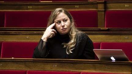 Nadia Hai, ministre déléguée en charge de la ville, ici sur son fauteuil de députée des Yvelines le 17 décembre 2019. (VINCENT ISORE / MAXPPP)