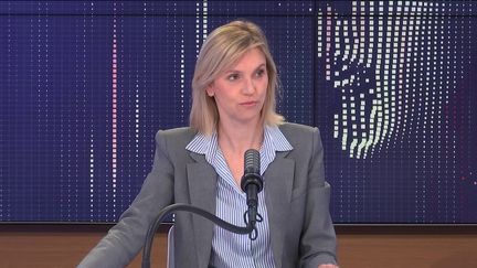 Agnès Pannier-Runacher, ministre déléguée chargée de l’Industrie, sur franceinfo lundi 5 juillet 2021. (FRANCEINFO / RADIO FRANCE)