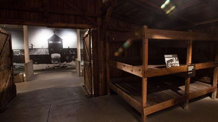 Photo non datée d'un baraquement d'Auschwitz-Birkenau exposé au musée de l'Holocauste, à Washington
 (AP / Sipa)