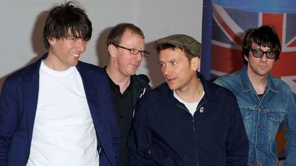 Blur en février 2012, lors des Brit Awards.
 (Rex Features/REX/SIPA)