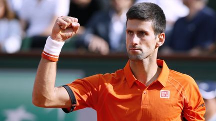 Novak Djokovic a éliminé Richard Gasquet en trois sets. (PATRICK KOVARIK / AFP)