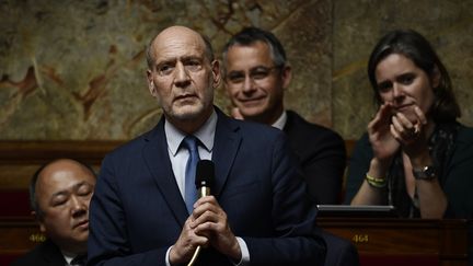 Jean-Jacques Bridey, député de La République en Marche, à l'Assemblée nationale, le 29 mai 2018. (PHILIPPE LOPEZ / AFP)