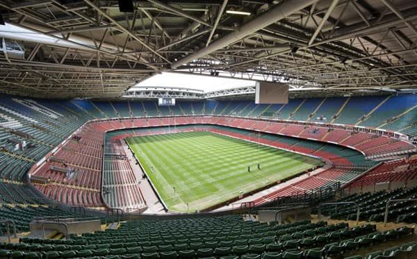 Le Millennium Stadium de Cardiff.