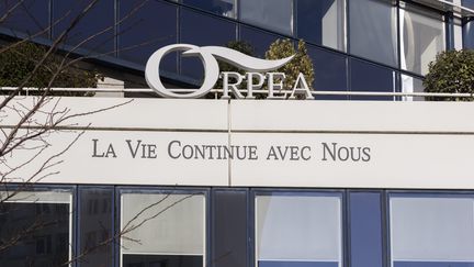 Le siège d'Orpea à Puteaux, le 5 février 2022. (VINCENT ISORE / MAXPPP)