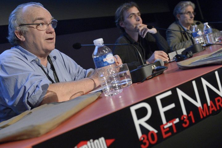 Philippe Aigrain, cofondateur de La Quadrature du Net au Forum Libération Rennes 2012
 (Philippe RENAULT / PHOTOPQR/OUEST FRANCE )