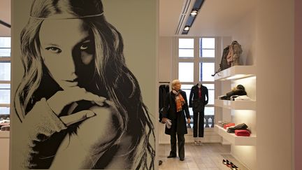 La boutique Zadig &amp; Voltaire de Saint-Germain-des-Pr&egrave;s &agrave; Paris. (LUDOVIC MAISANT / HEMIS.FR / AFP)