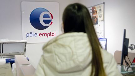 Une agence Pôle emploi à Gap (Hautes-Alpes), le 9 février 2023. (THIBAUT DURAND / HANS LUCAS / AFP)