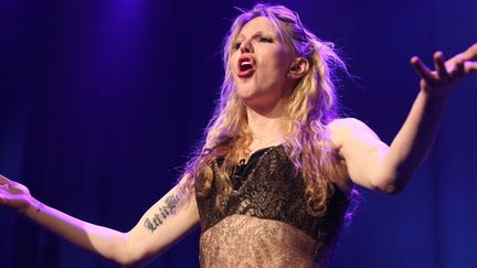 Courtney Love à la célébration du 60e anniversaire de "Howl" d'Allen Ginsberg, à Los Angeles en 2015.
 (Rich Fury/AP/SIPA )