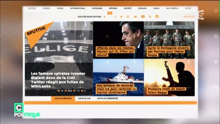 "C Politique" : enquête sur Sputnik et RT, les médias russes dans la campagne 2017