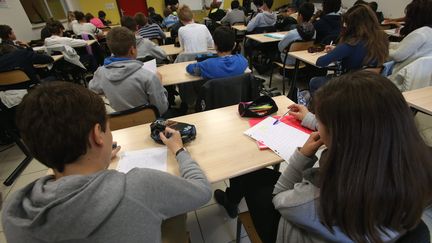 Un cours dans une salle d'un collège de Belfort. (Photo d'illustration)&nbsp; (MAXPPP)