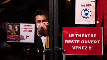 Dans le quartier du Montparnasse, à Paris, le 16 octobre 2020. (ALEXIS SCIARD / MAXPPP)