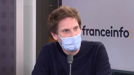 Alexandre Prot, cofondateur de Qonto, le 12 janvier 2021.&nbsp; (FRANCEINFO / RADIO FRANCE)