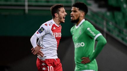 Stevan Jovetic a ouvert le score pour Monaco (JEFF PACHOUD / AFP)