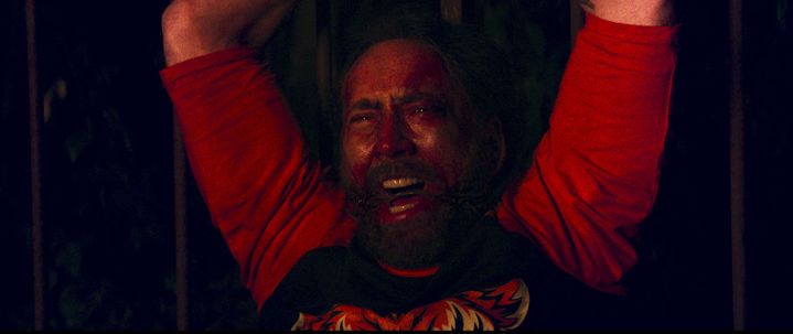 Nicolas Cage en pleine souffrance dans "Mandy"
 (DR)