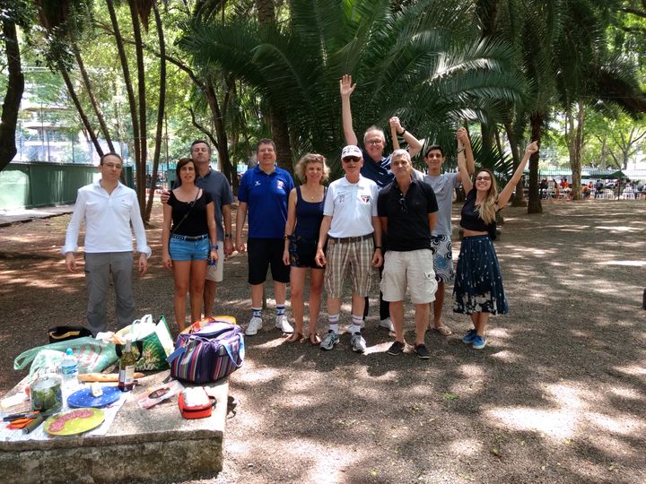 Le groupe de pétanque “le Cochonnet Paolista” (UFE São Paulo)