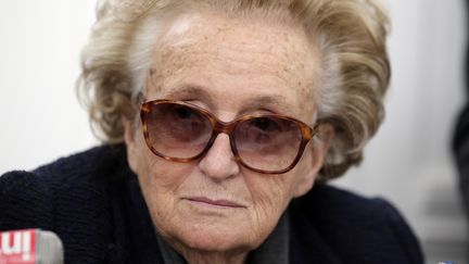 Bernadette Chirac, conseill&egrave;re g&eacute;n&eacute;rale de Corr&egrave;ze,&nbsp;intervient lors d'une conf&eacute;rence de l'UDI, le 4 mars 2014 &agrave; l'Assembl&eacute;e nationale.&nbsp; (KENZO TRIBOUILLARD / AFP)