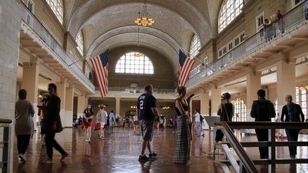 Musée de l'immigration d'&nbsp;Ellis Island, à New-York. (MAXPPP)