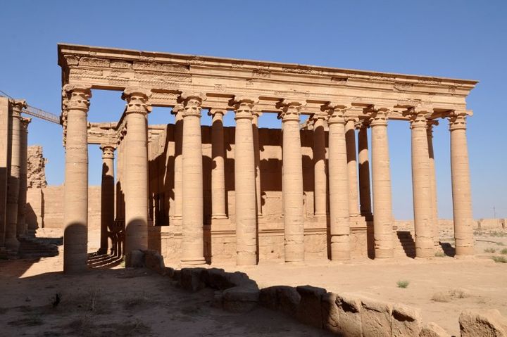 Le temple de Mrn à Hatra, en Irak, édifié à la période romaine.
 (Hubert Debbasch / AFP)