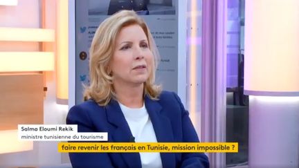 Salma Elloumi Rekik, ministre du tourisme en Tunisie (FRANCEINFO)