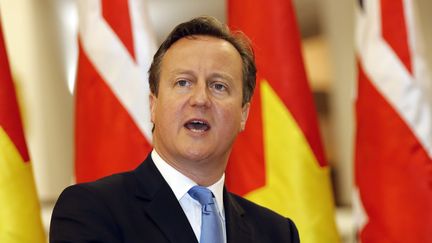 Le Premier ministre britannique, David Cameron, &agrave; Hano&iuml; (Vietnam), le 29 juillet 2015. (MAXPPP)