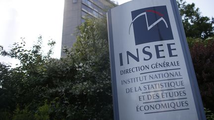 L'entrée de l'Insee, à Paris, le 22 mai 2015.&nbsp; (THOMAS SAMSON / AFP)