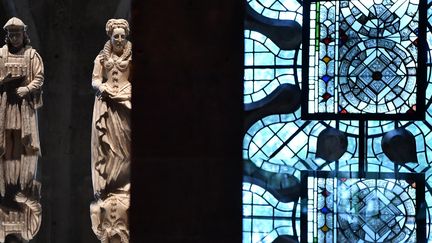 Oeuvres des galeries "Queen's Diamond Jubilee Galleries"; Abbaye de Westminster, Londres, 29 mai 2018
 (BEN STANSALL / AFP)