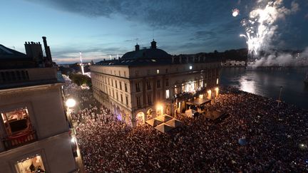 Les fêtes de Bayonne ont été lancées ce mercredi soir. (IROZ GAIZKA / AFP)