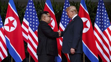 Poignée de main historique entre Donald Trump et Kim Jong-un