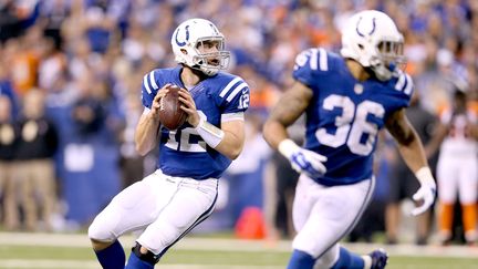 Andrew Luck, le quarterback des Colts (ANDY LYONS / GETTY IMAGES NORTH AMERICA)