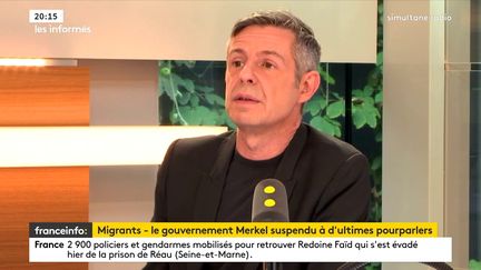 Le journaliste Anthony Bellanger, invité de l'émission "Les informés de franceinfo" lundi 2 juillet (FRANCEINFO / RADIOFRANCE)