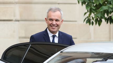 François de Rugy quitte l'Elysée, à Paris, le 17 octobre 2018. (JACQUES DEMARTHON / AFP)