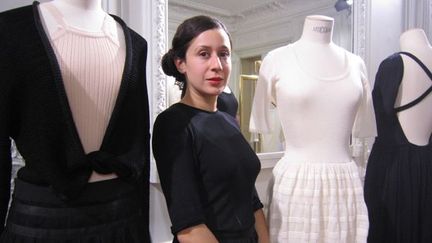 Emilie Luc-Duc entourée de ses créations pour Repetto
 (Corinne Jeammet)