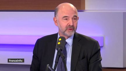 Pierre Moscovici, commissaire européen aux Affaires économiques, sur franceinfo le 18 janvier 2019. (FRANCEINFO / RADIOFRANCE)