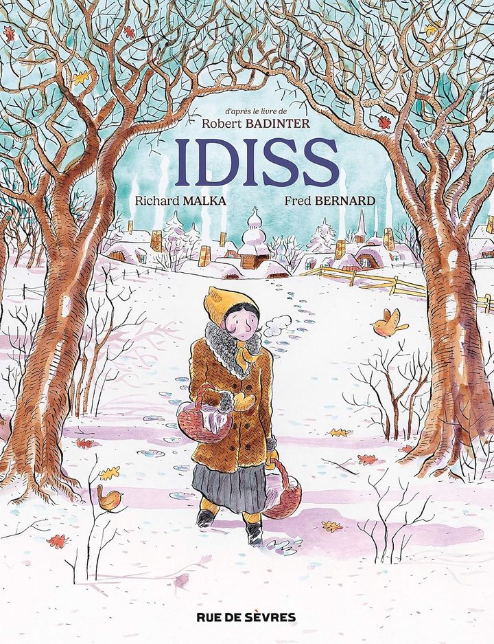 Couverture de la bande dessinée "Idiss", adaptée par Richard Malka et Fred Bernard d'après l'oeuvre de Robert Badinter, 2021. (RUE DE SEVRES)