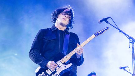 Jack White sur scène à Detroit (Michigan, Etats-Unis) le 6 juin 2024. (SCOTT LEGATO / GETTY IMAGES NORTH AMERICA)