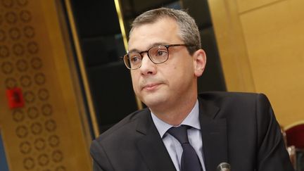 Le secrétaire général de l'Elysée Alexis Kohler, le 26 juillet 2018, au Sénat, à Paris. (FRANCOIS GUILLOT / AFP)