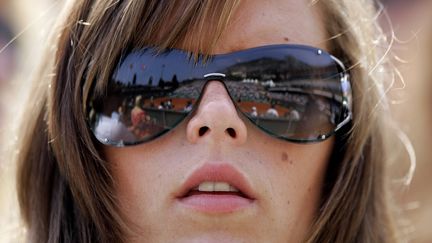 La championne est pr&eacute;sente en dehors des bassins. Elle fr&eacute;quente r&eacute;guli&egrave;rement les tribunes de Roland-Garros ou du tournoi de Monte Carlo. (ERIC GAILLARD / REUTERS)