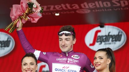 Le coureur de la Quick Step Elia Viviani (YUZURU SUNADA / BELGA MAG)