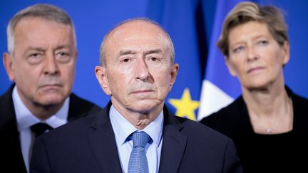 Gérard Collomb le 11 septembre 2017 à Paris. (CHRISTOPHE MORIN / MAXPPP)