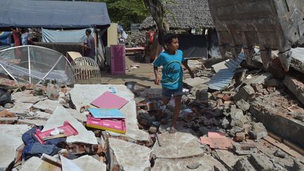 Gangga, une île indonésienne victime du séisme du 5 août 2018. (ADEK BERRY / AFP)