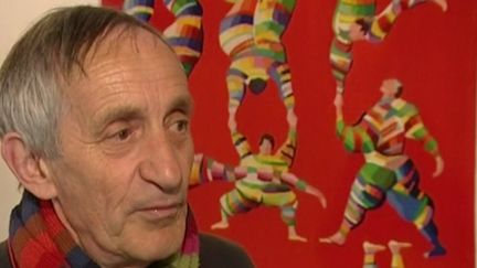 Le peintre Jacques Cinquin est mort à l'âge de 77 ans. (H. Simonet / France 3)