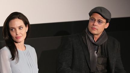 Angelina Jolie et Brad Pitt en 2015 lors de la sortie de "By the sea".
 (Robin Marchant / GETTY IMAGES NORTH AMERICA / AFP)