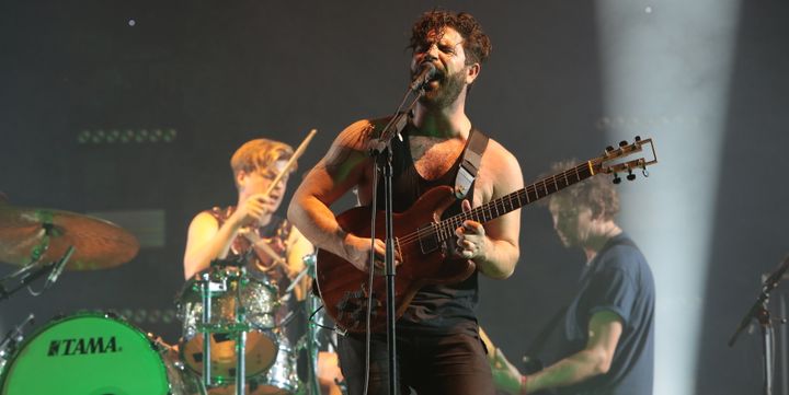 Foals clôture le festival Rock en Seine.
 (Gilles Scarella / Studio FTV)