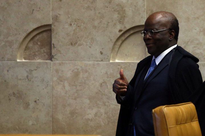 Joaquim Barbosa, premier magistrat noir à avoir occupé le poste de président de la Cour suprême brésilienne. (ANDRE DUSEK / ESTADAO CONTEUDO / AGÊNCIA ESTADO)