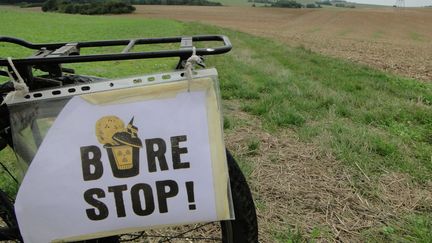 Les opposants au projet d'enfouissement des déchets nucléaires à Bure&nbsp; (Meuse) ont prévu de se rassembler les 3 et 4 mars sur place. (MAXPPP)