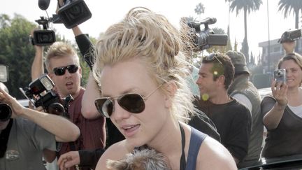 Britney Spears à Los Angeles, pourchassée par les paparazzis en 2007 (MAVRIXPHOTO.COM / AAB XXX)