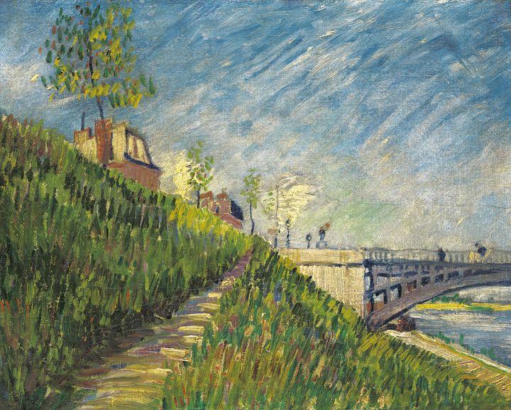 "Les Berges de la Seine près du pont de Clichy" de Vincent Van Gogh (1887). (Collection privée)