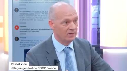 Invité de Stéphane Dépinoy dans ":L'éco" jeudi 1er juin, Pascal Viné, délégué général de Coop de France, tire la sonnette d'alarme concernant la situation du monde agricole en France.